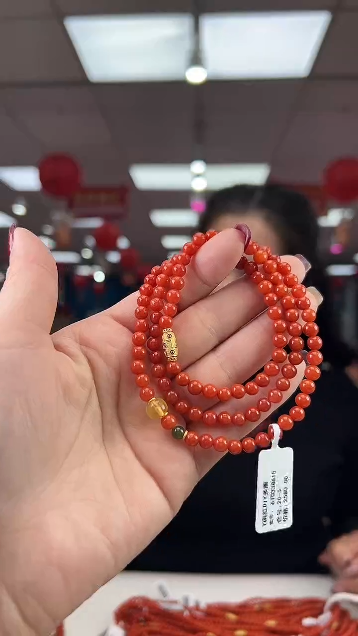 【闪购商品】南红玛瑙珠串未镶嵌多样发其一/5/610338615