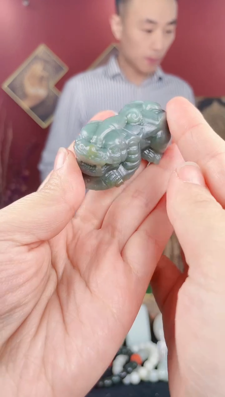 【闪购商品】和田玉颈饰未镶嵌且末蓝貔貅