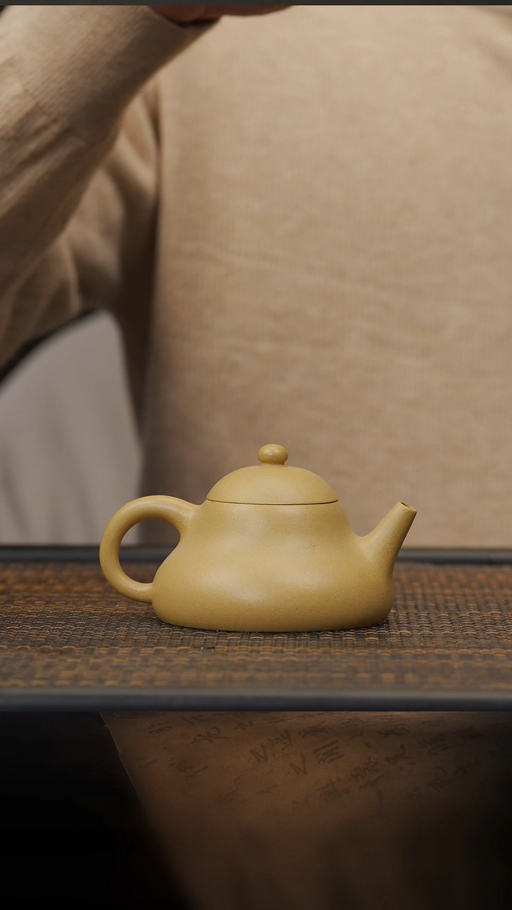 【闪购商品】紫砂茶壶37空山造器  台西本绿/葫芦/半手