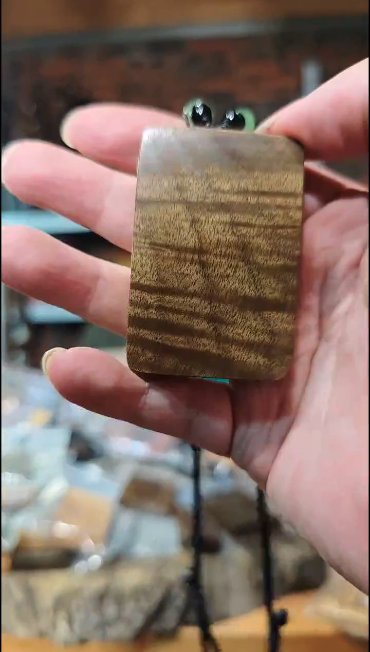 金丝楠无事牌脖挂