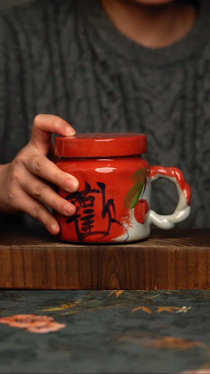 瓷片釉下彩手工手绘同款陶器