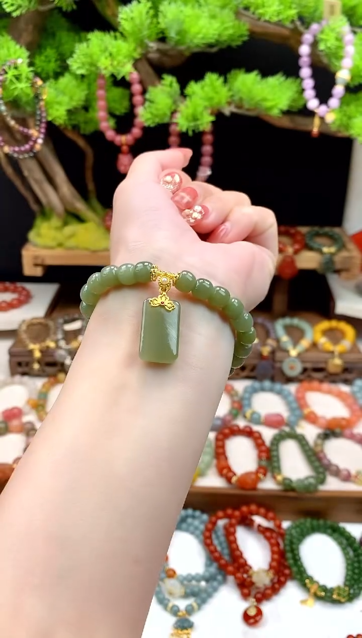 【闪购商品】和田玉手饰未镶嵌和田玉无事牌