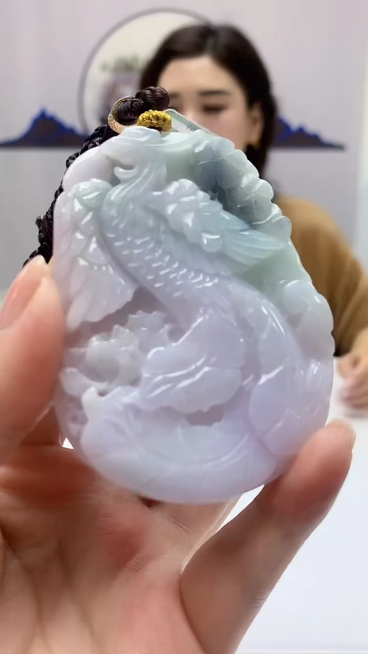 【闪购商品】定制翡翠未镶嵌4829ms-毛货挂件凤凰75