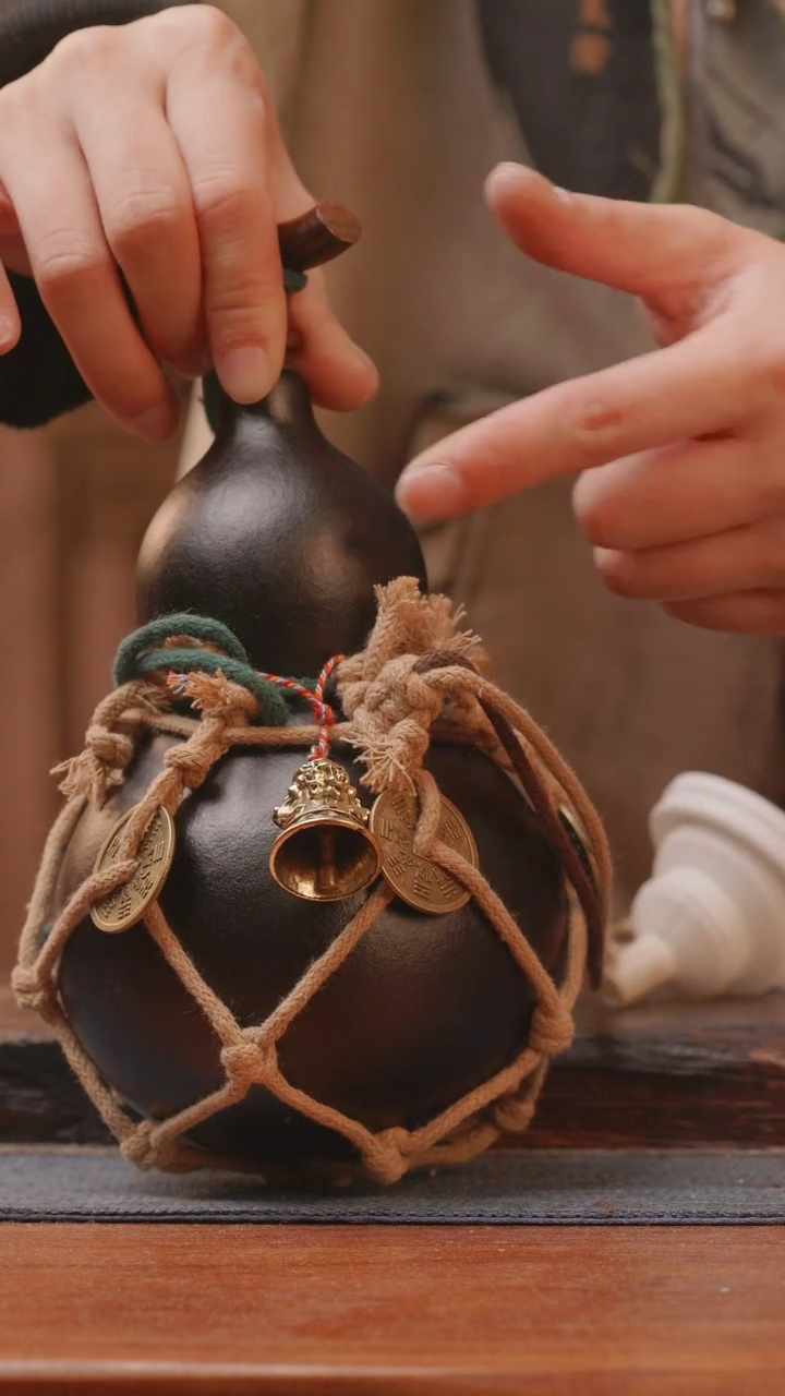 【闪购商品】277号精品大漆葫芦防腐防渗装饮料水茶酒