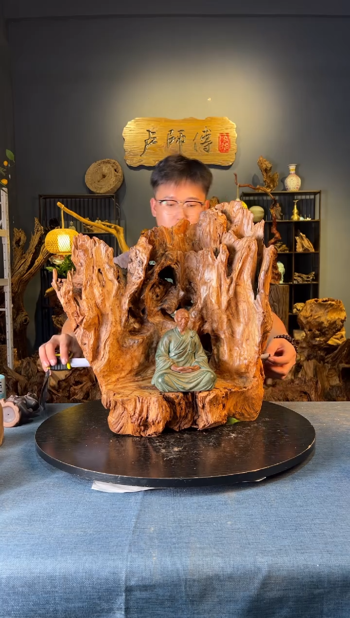 木卢师傅根艺作品（不包含人物摆件）