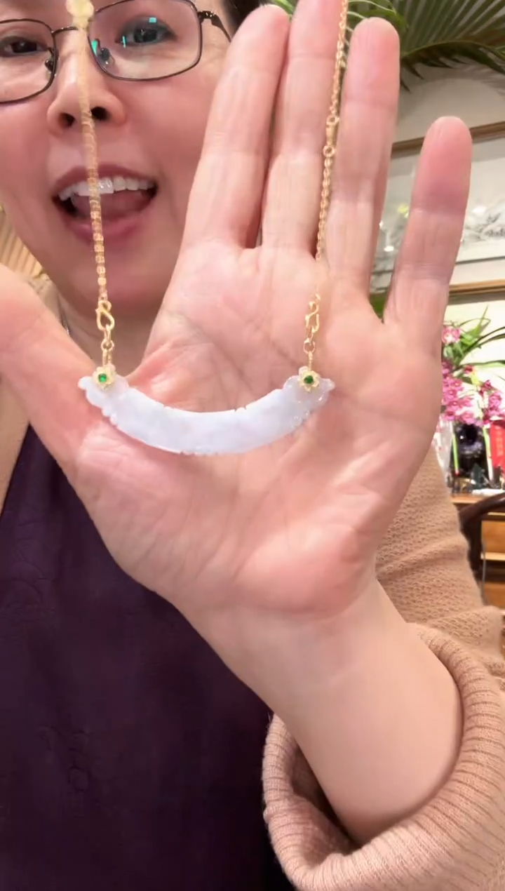 【闪购商品】翡翠颈饰未镶嵌国风