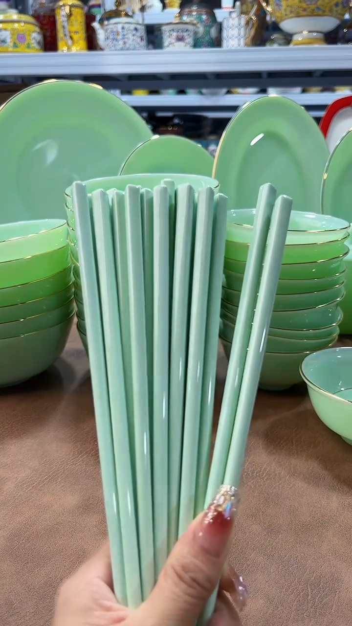 玉瓷筷子10双景德镇餐具