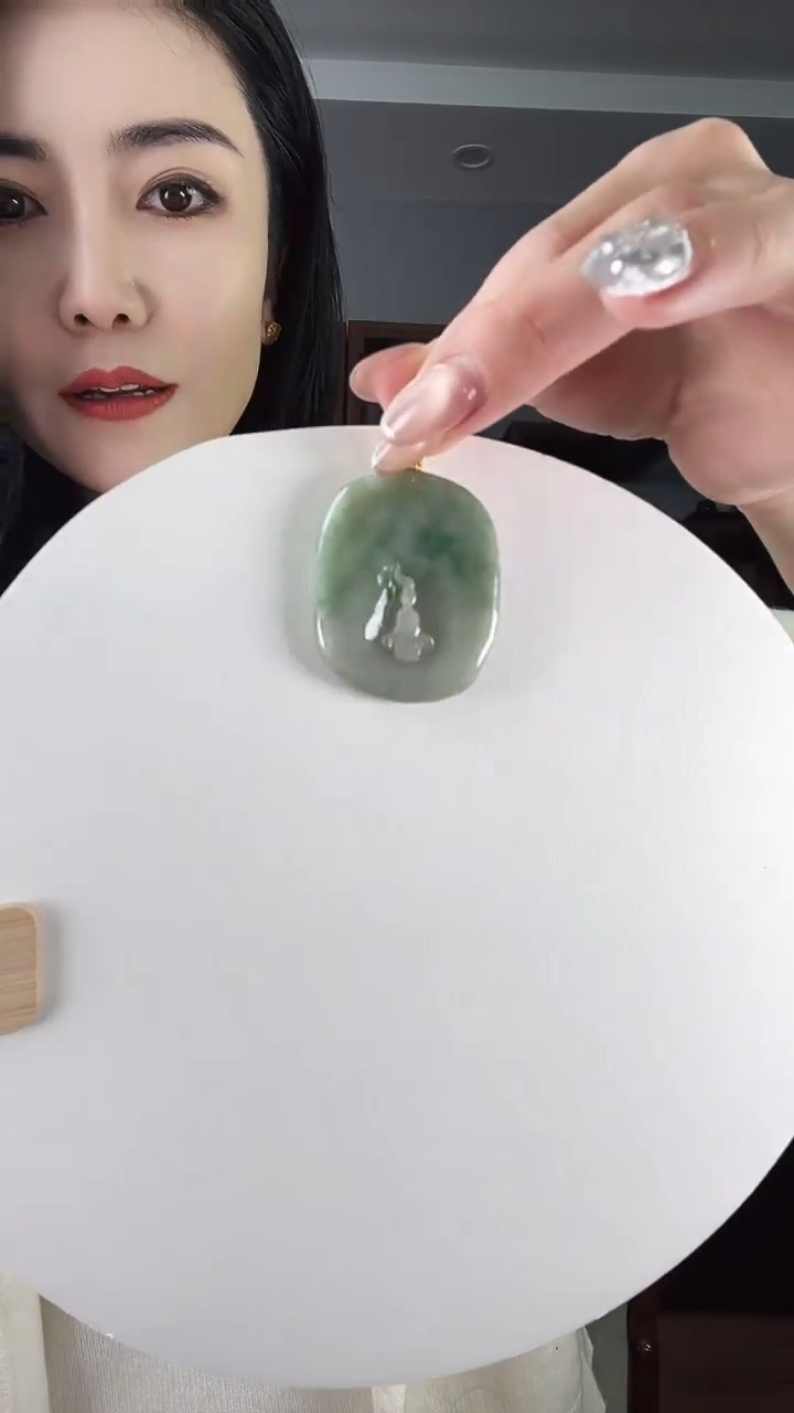 【闪购商品】翡翠颈饰未镶嵌无相观音