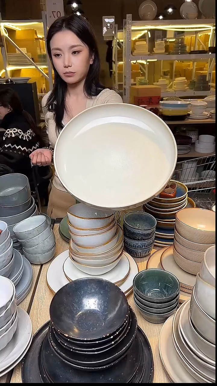 瓷246外贸尾货窑变釉下彩默外微瑕