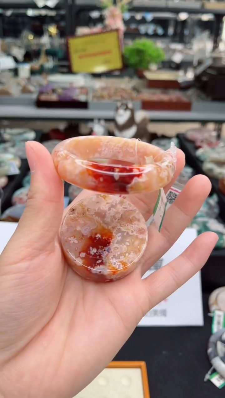 【闪购商品】石英质玉手镯未镶嵌53圈口（赠品镯心）6680471