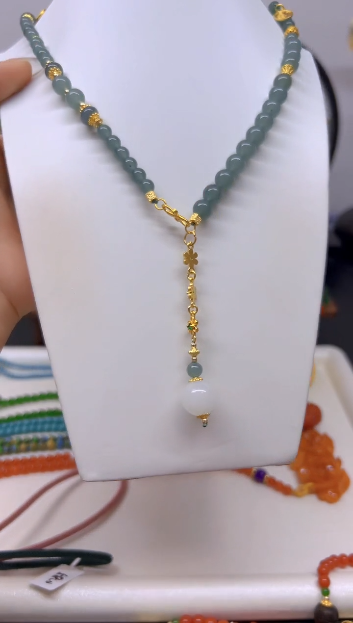 【闪购商品】翡翠毛衣链未镶嵌毛衣链M610