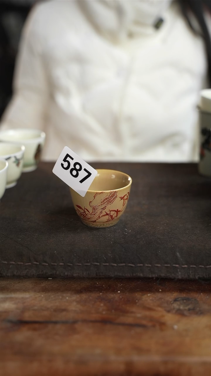 【闪购商品】杯587等烟雨陶瓷手作主人杯