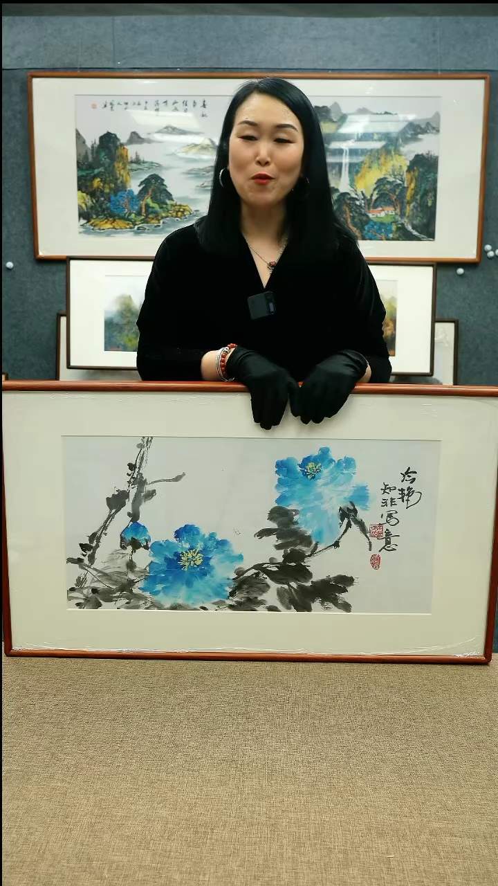 【闪购商品】国画52*92知非老师花鸟