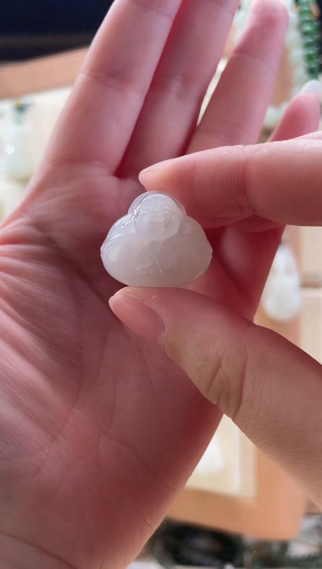 【闪购商品】和田玉颈饰未镶嵌抱抱佛