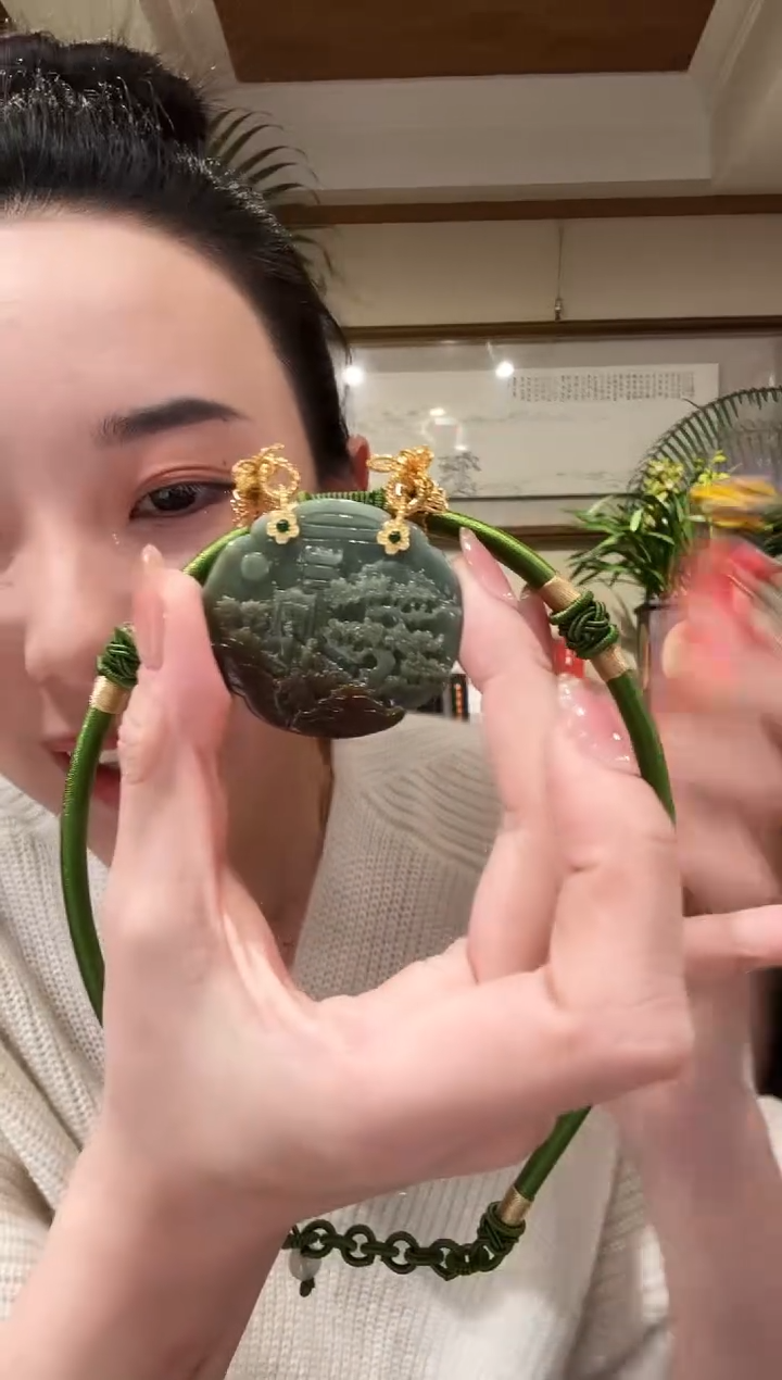 【闪购商品】翡翠颈饰未镶嵌国风