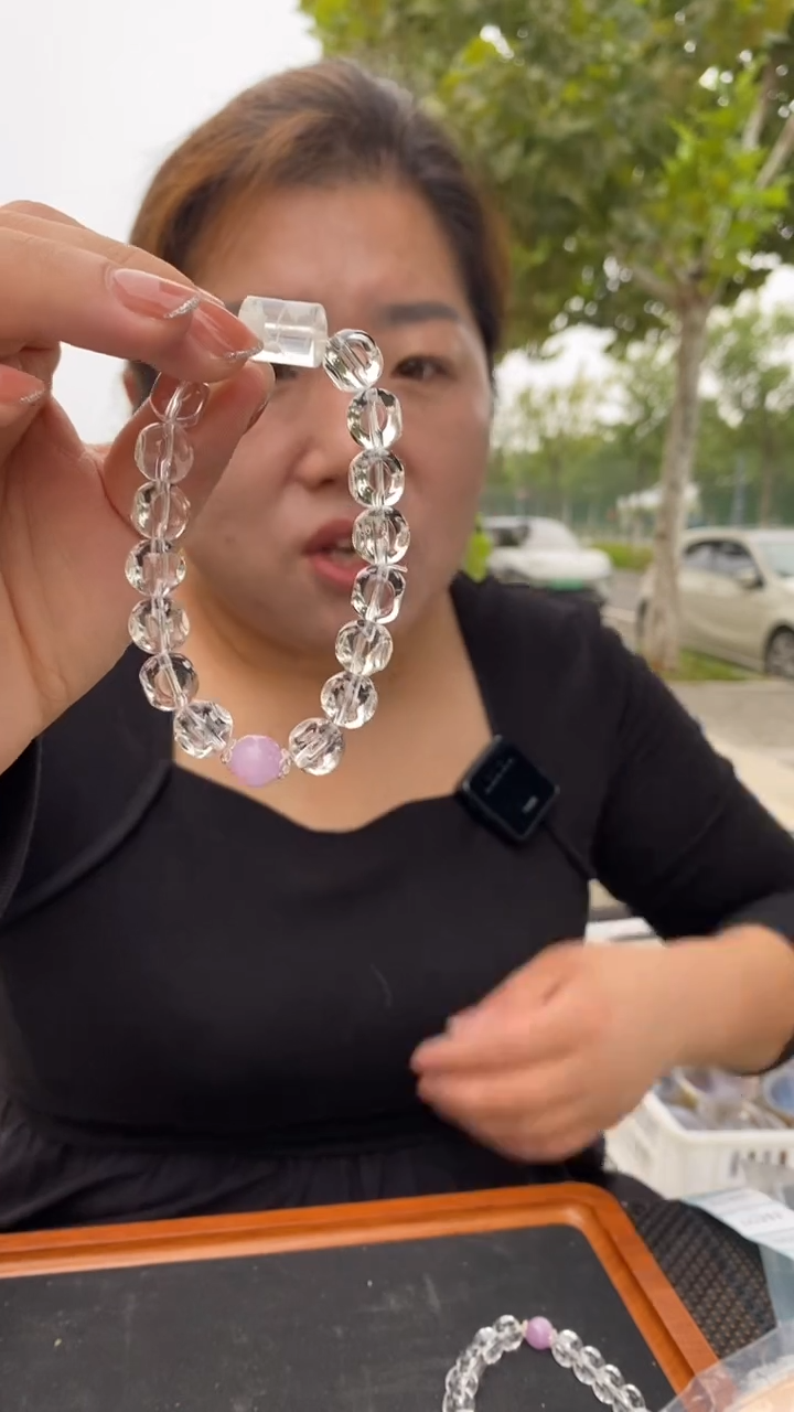 未镶嵌珠宝半成品水晶白水糖豆设计款多样性发其一