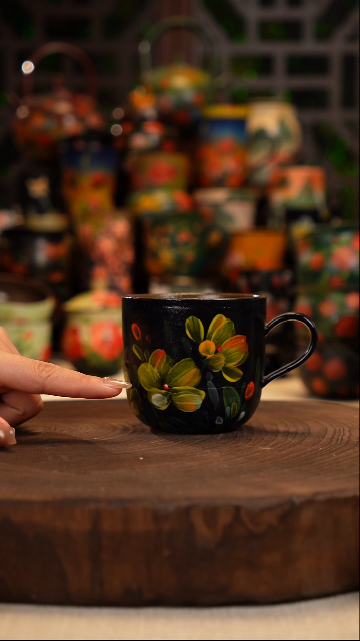 油画   釉下彩    杯子