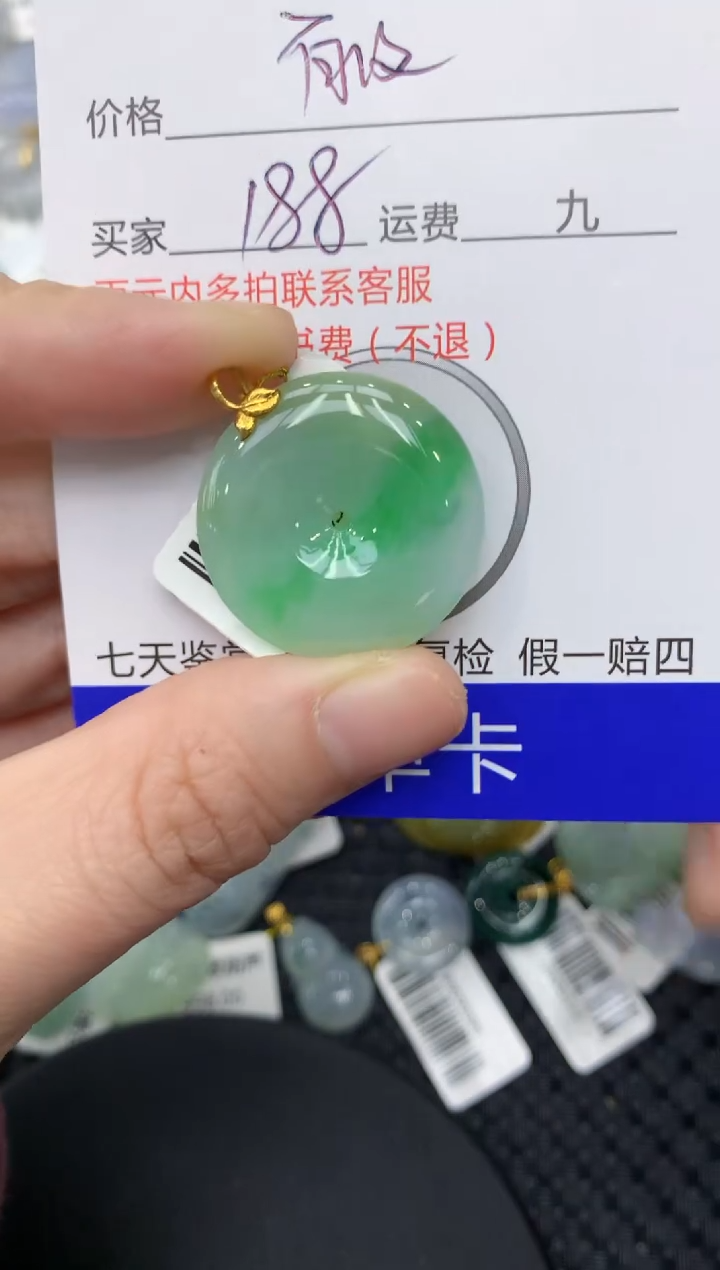 【闪购商品】翡翠颈饰18K金镶嵌111111111111