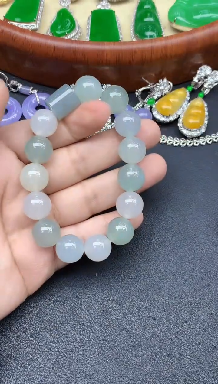 未镶嵌手链翡翠330-中国好珍宝