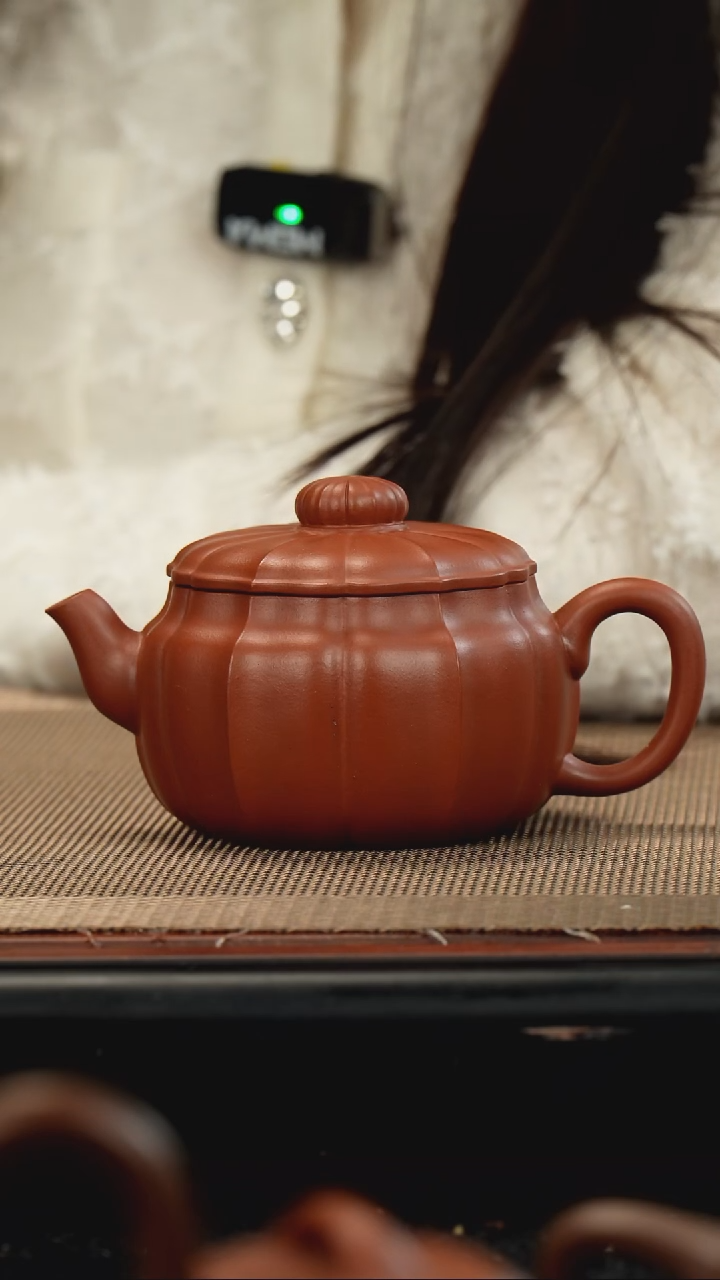 【闪购商品】紫砂茶壶生砂朱泥筋纹和韵