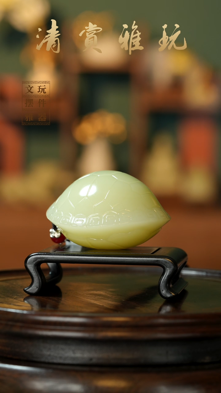 玉《博古富甲天下》手把件摆件