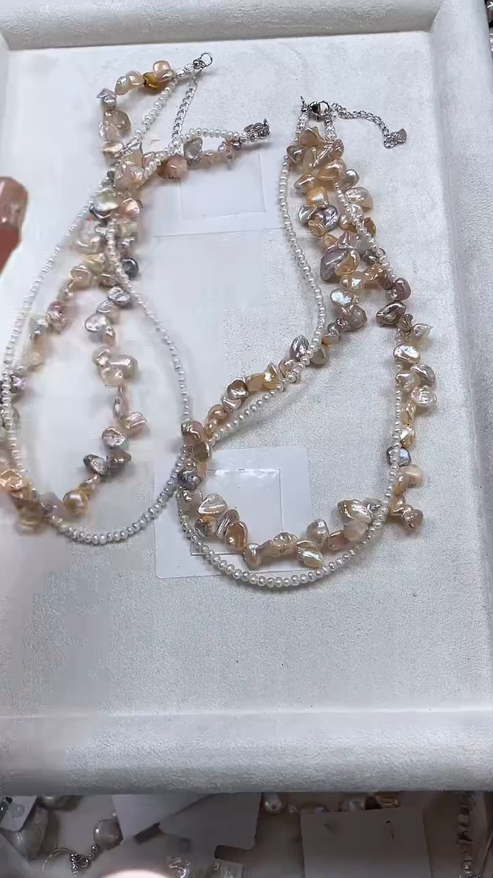 未镶嵌项链淡水珍珠【纯恬饰品】（多样性发货发一）