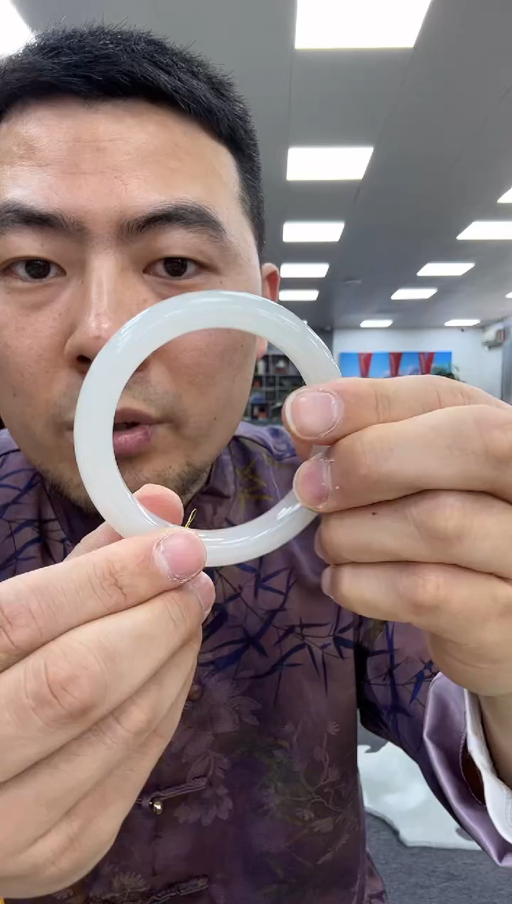 【闪购商品】和田玉手镯未镶嵌58+  031