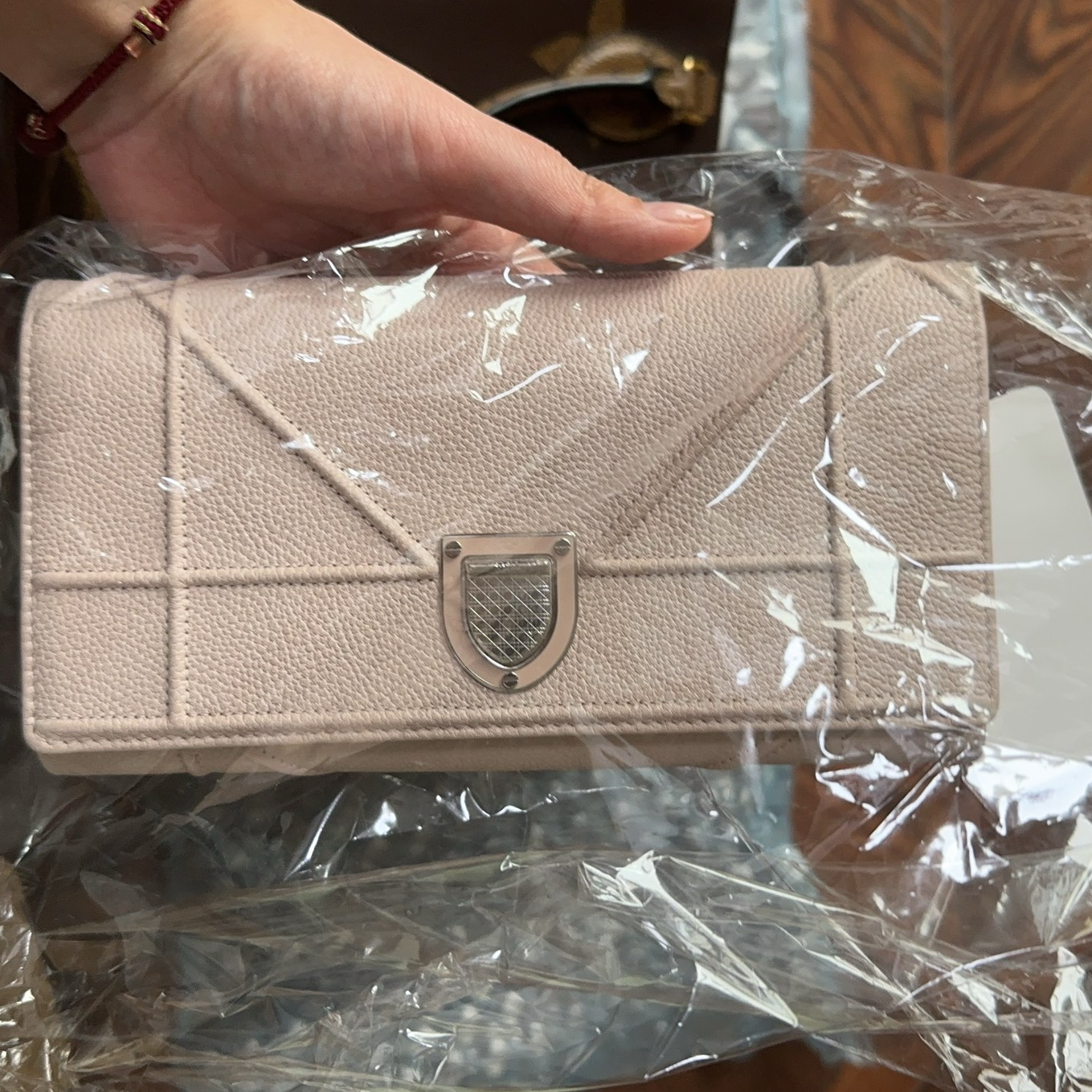 95新 DIOR/迪奥 迪奥 盾牌包 粉色-G0608