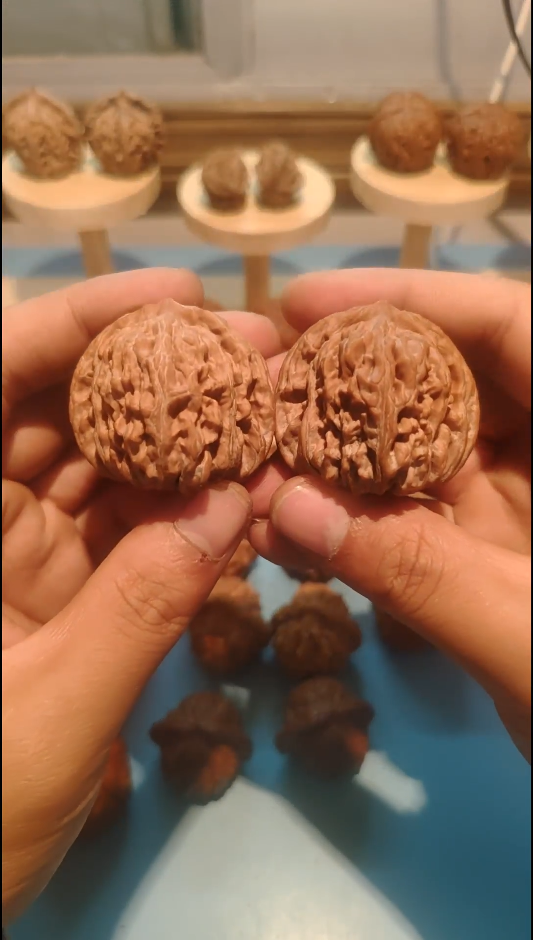 把件文玩核桃木*A102四座楼