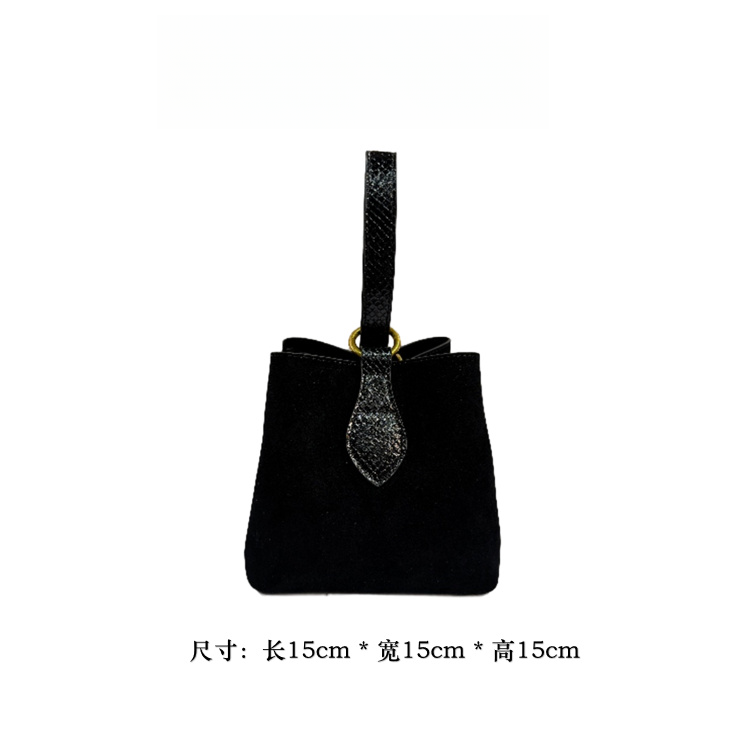 【高定】原创设计高定手提单肩包 25098-黑色