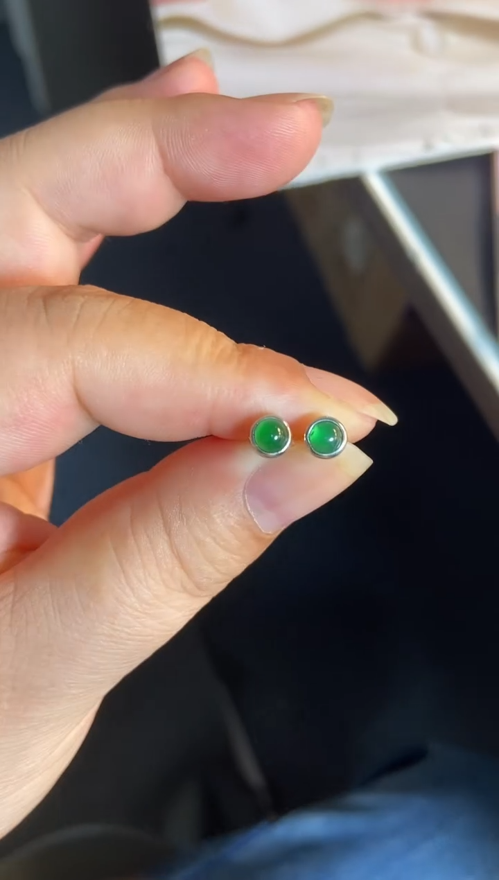 吊坠(不含链)银S925镶嵌翡翠2