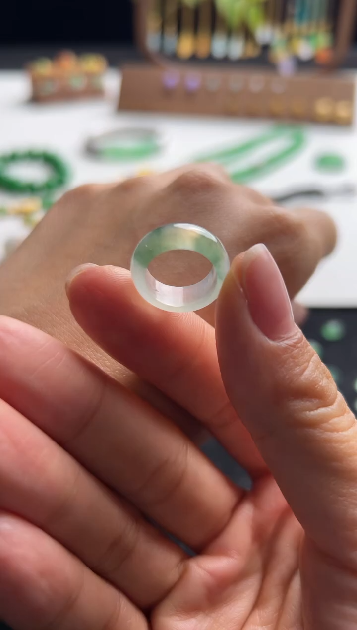 【闪购商品】定制翡翠未镶嵌跑环280-xds 清！2