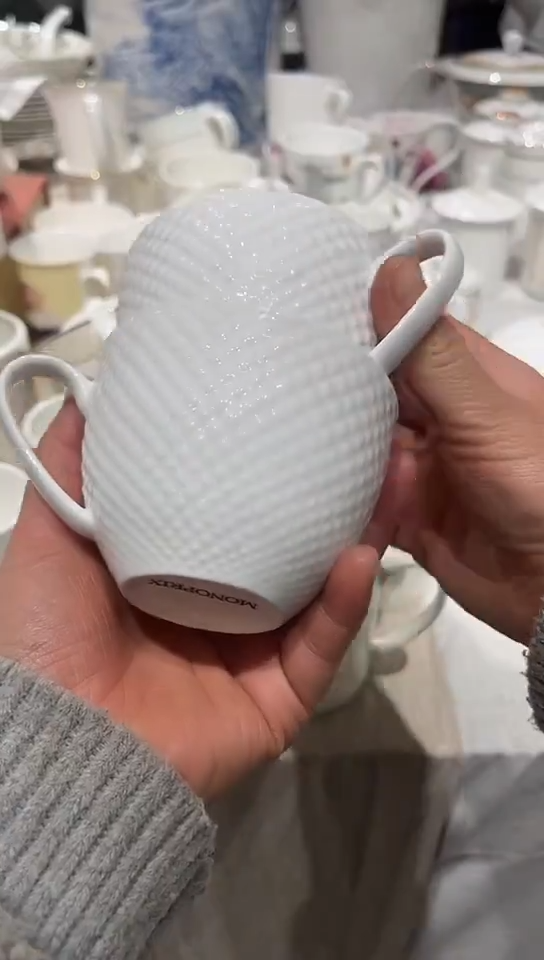 骨瓷2个杯子隆达骨瓷