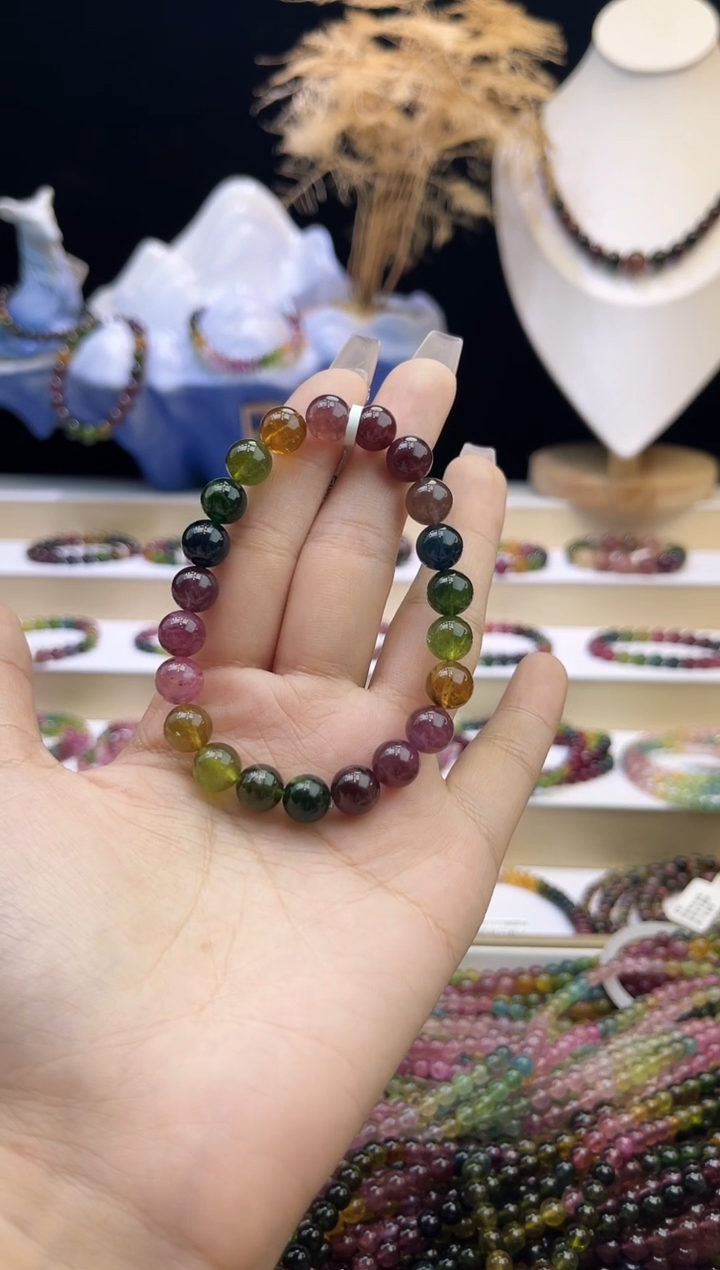 【闪购商品】碧玺/未镶嵌8mm+碧玺单圈多样性发货