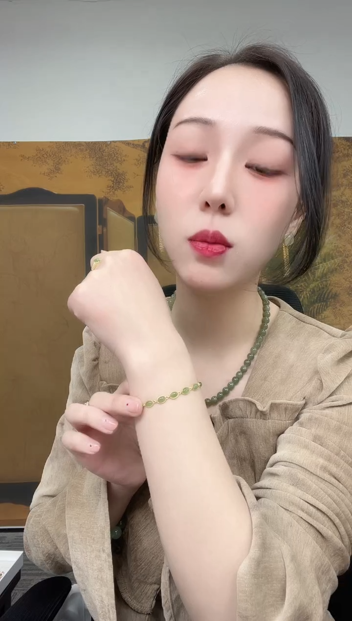 【闪购商品】和田玉手链银S925镶嵌多样性拍一发一