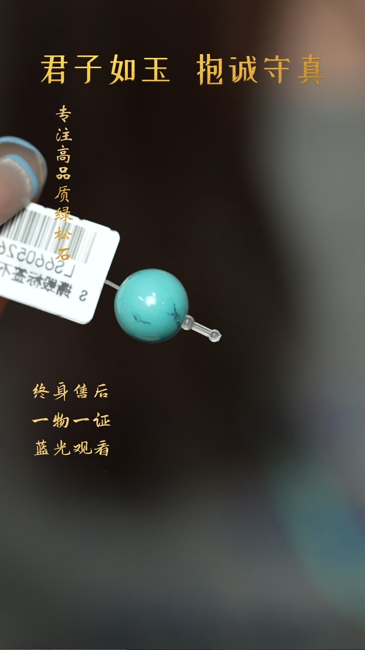 绿松石未镶嵌H60（多样性发一件）单珠