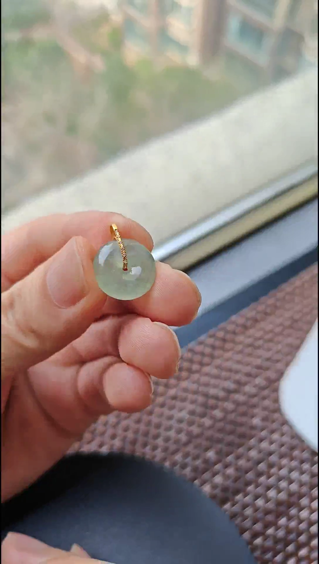 【闪购商品】翡翠颈饰18K金镶嵌翡翠颈饰18K金镶嵌
