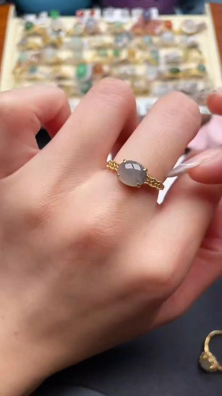 【闪购商品】翡翠戒指银S925镶嵌1111111111+10