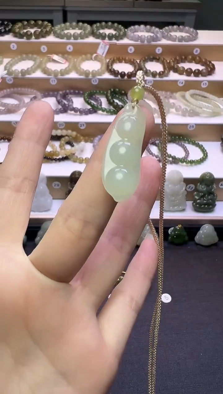 颈饰未镶嵌和田玉165号链接约卡34*13*5