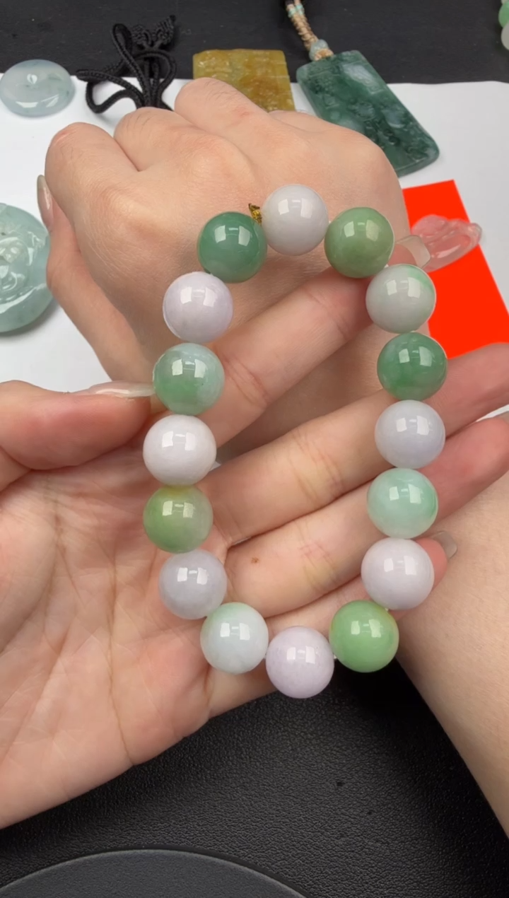 未镶嵌手串翡翠翡翠饰品-227
