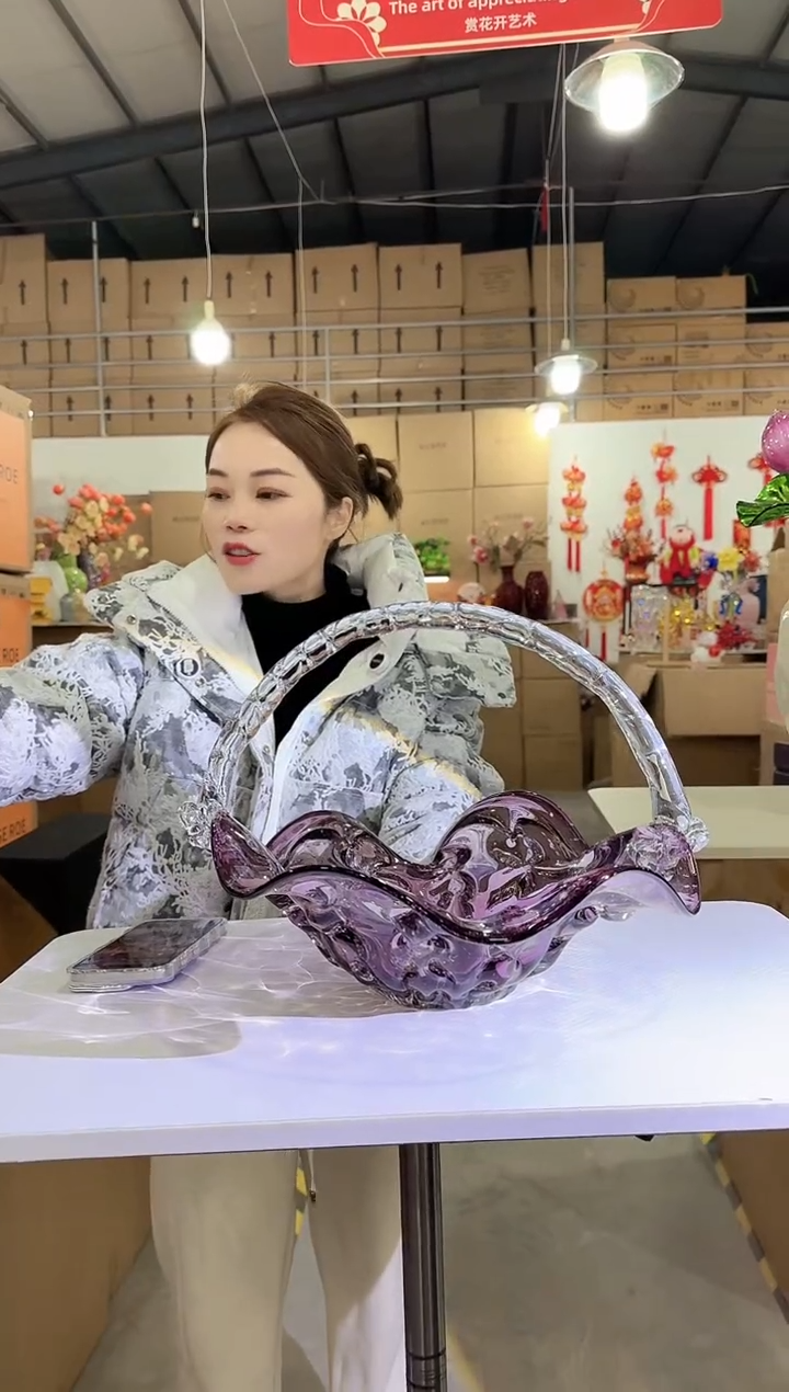 【闪购商品】无铅玻璃悠悠T-花器-82早