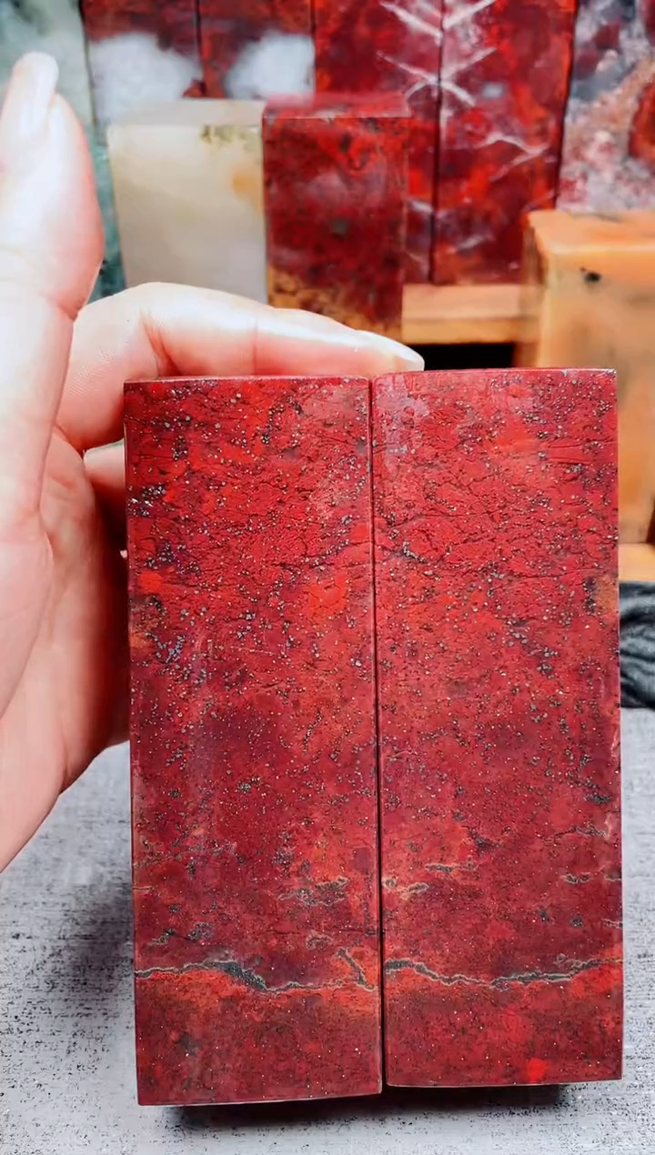 玉桂林鸡血玉素章45