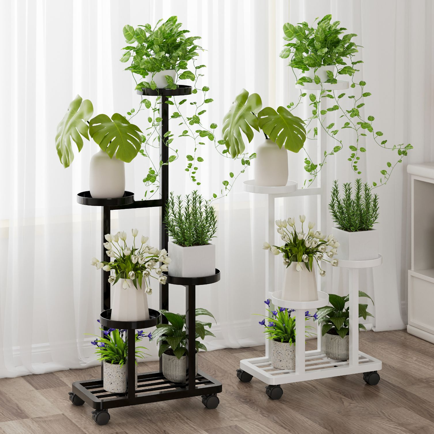 节节高花架子多层客厅绿植花盆架阳台三角梅花架室内落地式置物架