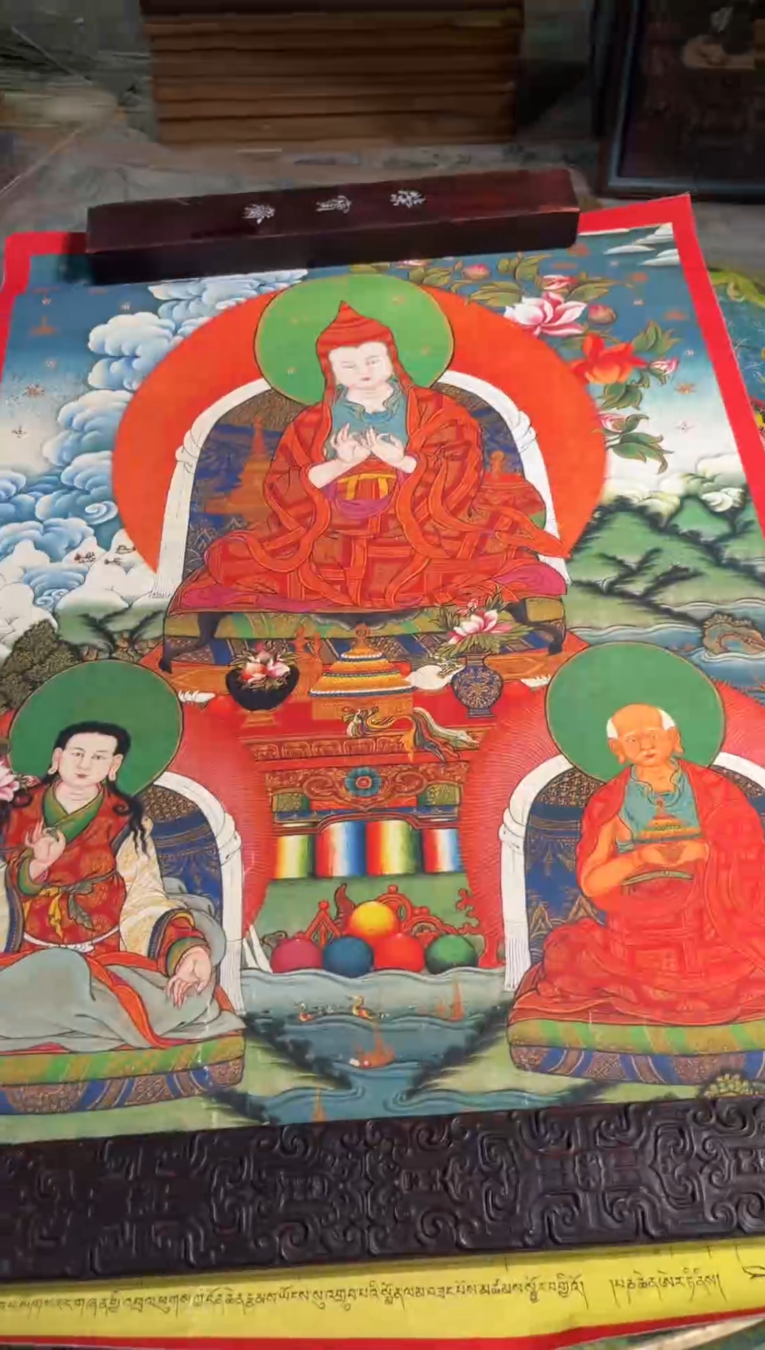 卷轴画卷轴画东东的唐卡tk16