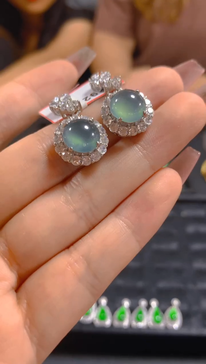 翡翠未镶嵌耳饰0784078255多样性发一