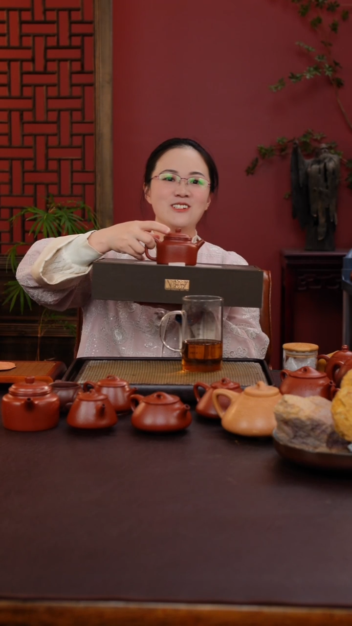 茶壶紫砂德钟 大红袍 