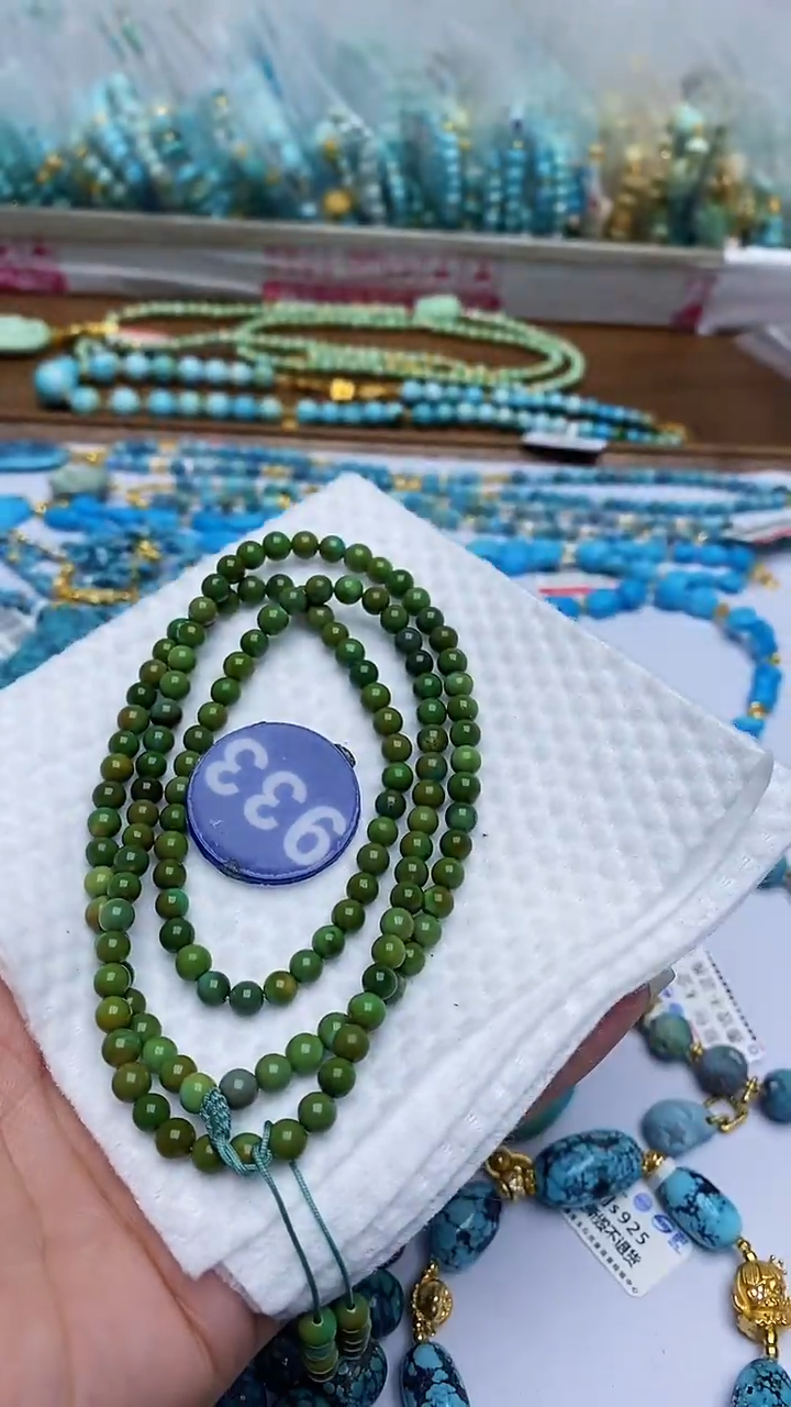 【闪购商品】绿松石项链未镶嵌933