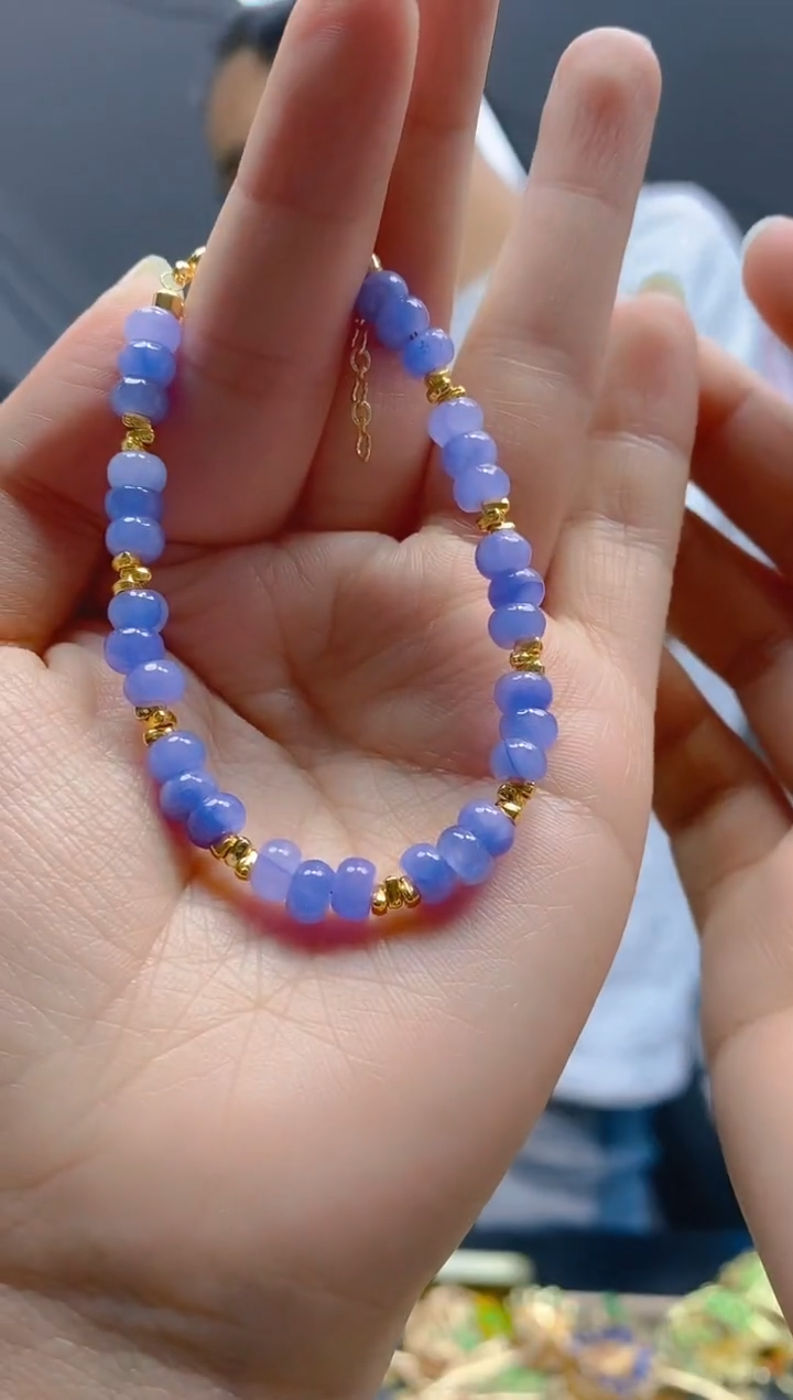 翡翠合金耳饰0471翡翠手链