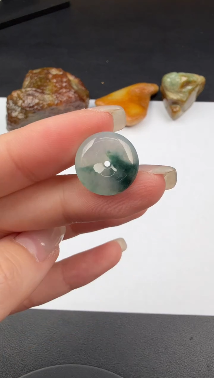 吊坠(不含链)未镶嵌翡翠翡翠饰品-48