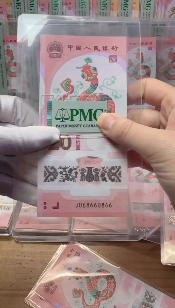 【闪购商品】塑料蛇钞J068660866包PMG67分